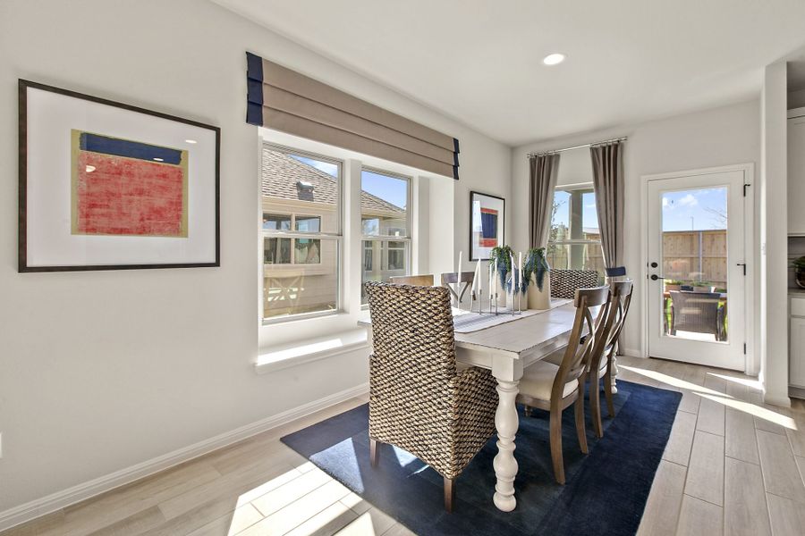 Furnished interior view inside a new home in Crosswinds, Kyle (Image 14). Furnished interior view inside a new home in Crosswinds, Kyle (Image 14).