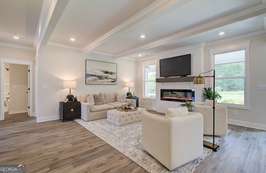 Furnished interior view inside a new home in Rosewood Lake Estates, Hoschton (Image 6).