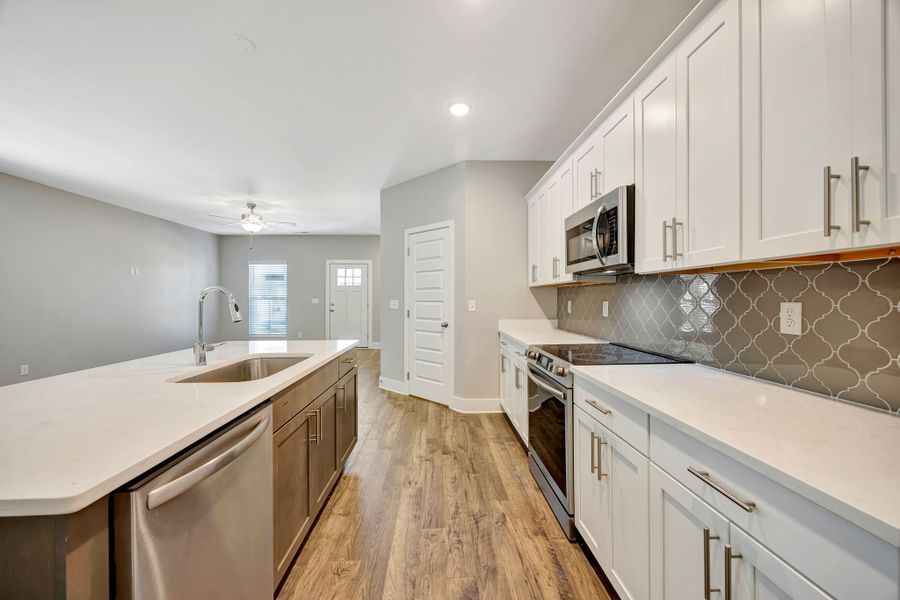 Representative furnished interior of a home built from the Emery - Mill Town by Parkside Builders in The Parks of Mill Town, Chattanooga (Image 6). Representative furnished interior of a home built from the Emery - Mill Town by Parkside Builders in The Parks of Mill Town, Chattanooga (Image 6).