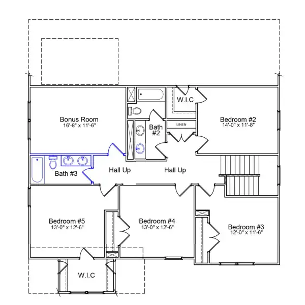 2D floor plan layout of this home in Meadow Valley, High Point, NC (Image 3). 2D floor plan layout of this home in Meadow Valley, High Point, NC (Image 3).