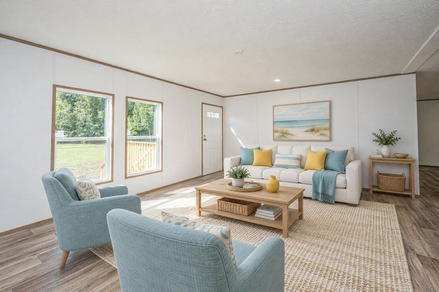 Furnished interior view inside a new home in , St. Stephen (Image 44).