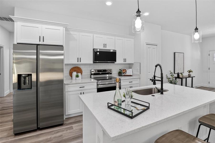 Furnished interior view inside a new home in , Citrus Springs (Image 15). Furnished interior view inside a new home in , Citrus Springs (Image 15).