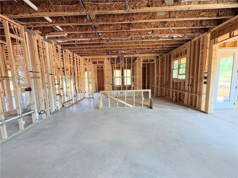 In-progress construction of a new home in The Tillery, Marietta, GA (Image 74).