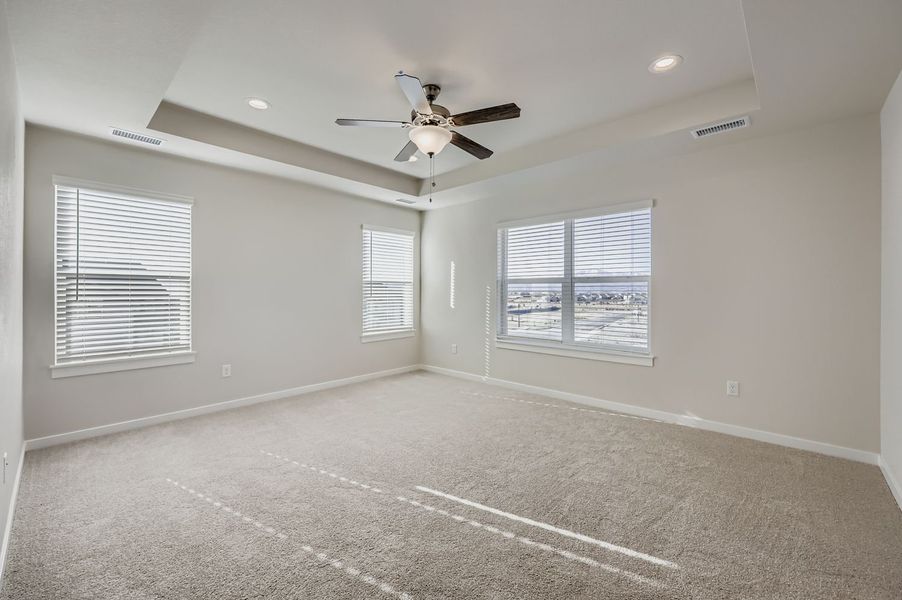 Plan C305 Representative Photo of the Main Bedroom