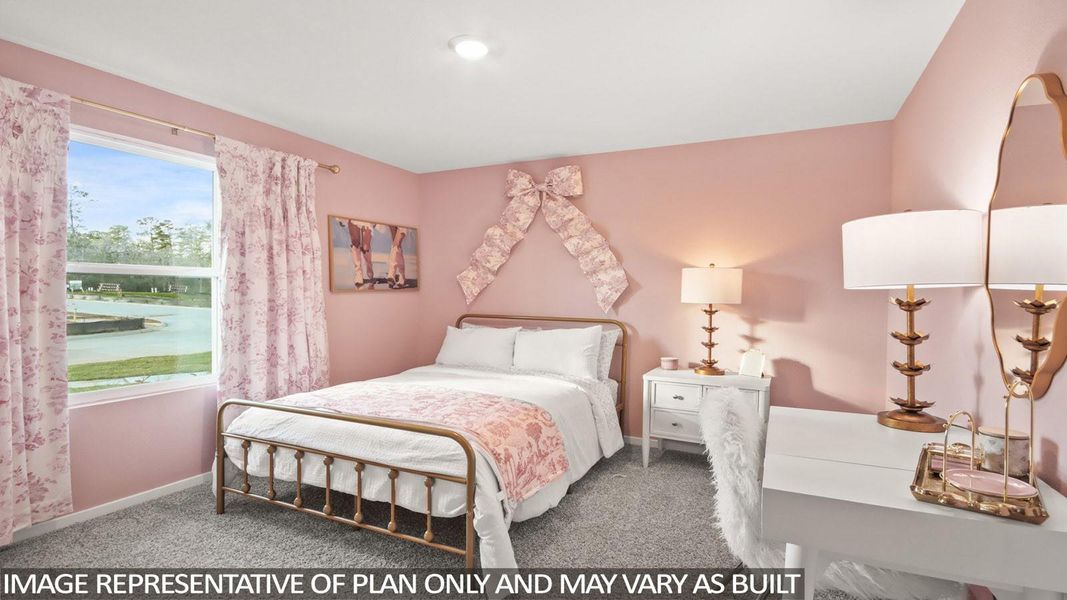 Furnished interior view inside a new home in Chapel Lakes, Montgomery (Image 14).