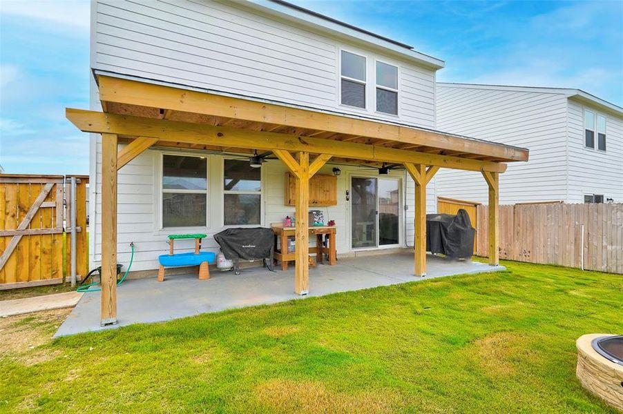 Home owner just covered the patio themselves and adding solar panels