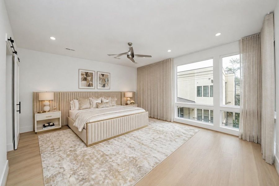 Furnished interior view inside a new home in , Houston (Image 5).