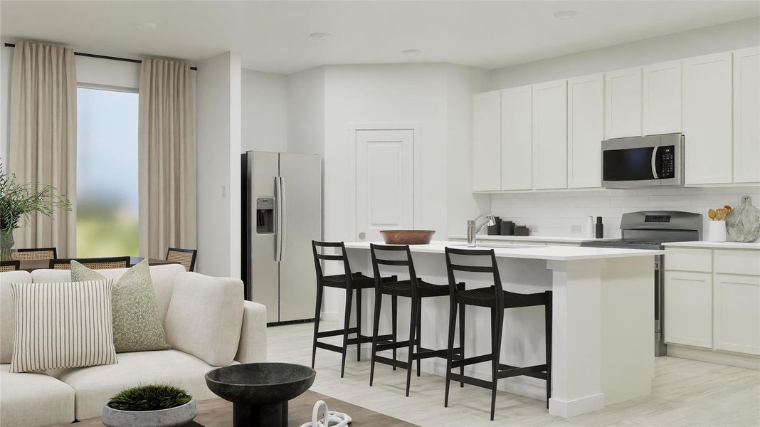 Furnished interior view inside a new home in Ashland, Angleton (Image 32).