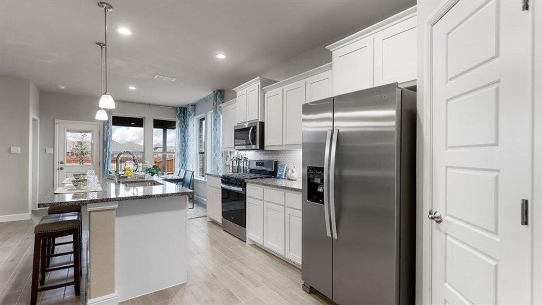 Furnished interior view inside a new home in Legado, Cleburne (Image 12). Furnished interior view inside a new home in Legado, Cleburne (Image 12).
