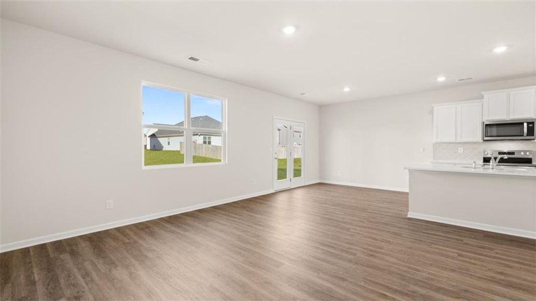 Spacious, unfurnished interior of a new home in The Preserve at Agricultural Village, Perry (Image 22).