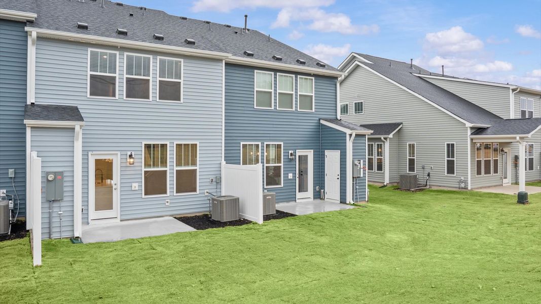 Exterior details and patio area of a home in Silo Ridge, Anderson (Image 4).