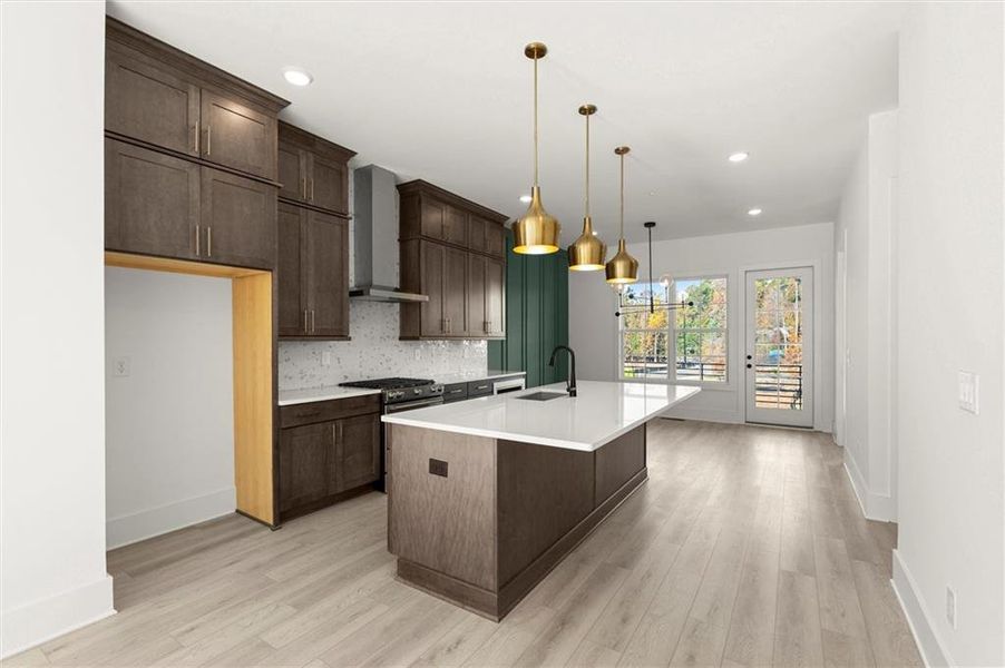 Furnished interior view inside a new home in , Alpharetta (Image 8).