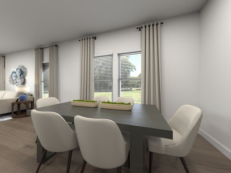 Furnished interior view inside a new home in Trivium Meadows, Newton (Image 5).