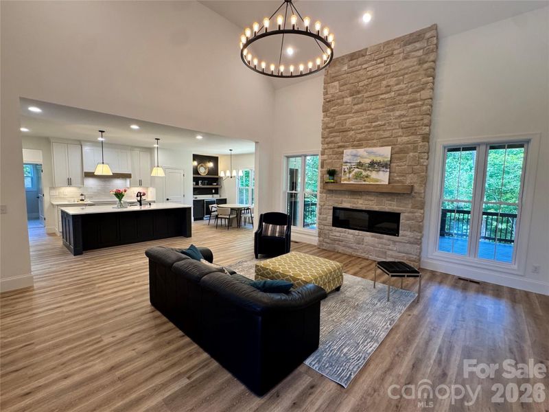 Furnished interior view inside a new home in , Hickory (Image 13).