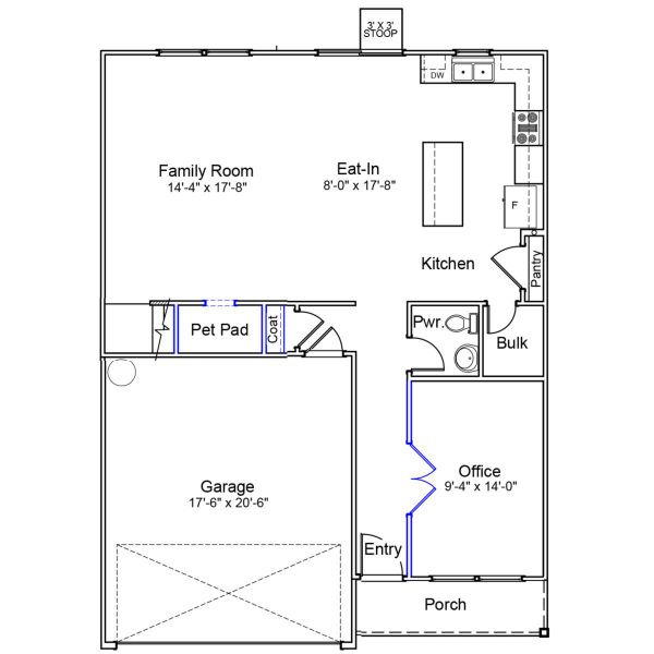 2D floor plan layout of this home in Richmond Hill, Inman, SC (Image 2). 2D floor plan layout of this home in Richmond Hill, Inman, SC (Image 2).