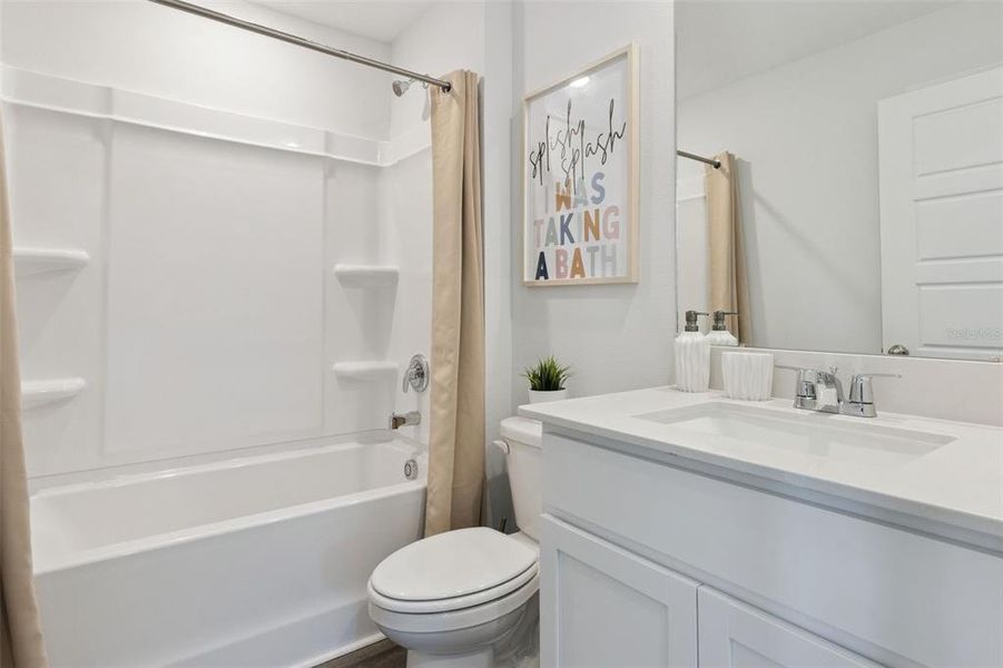 Furnished interior view inside a new home in Wynnstone, Davenport (Image 19). Furnished interior view inside a new home in Wynnstone, Davenport (Image 19).