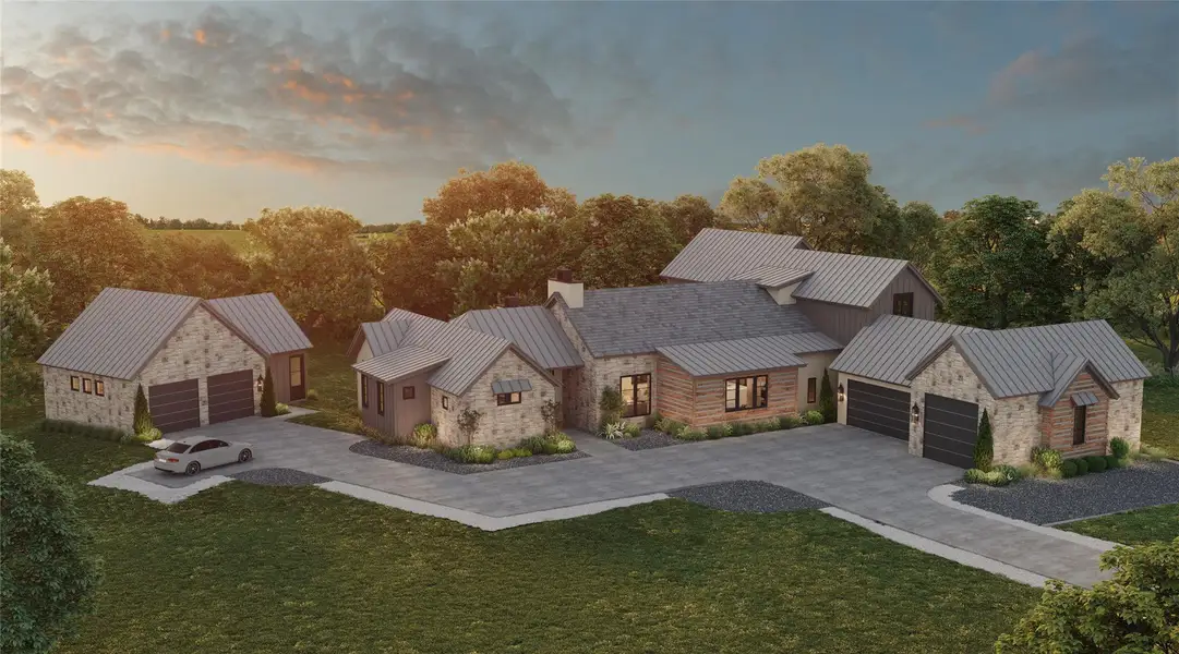 Artist Rendering-Rare flexibility with 5 garage spaces including an oversized RV bay and detached garage with future casita potential. Artist Rendering-Rare flexibility with 5 garage spaces including an oversized RV bay and detached garage with future casita potential.