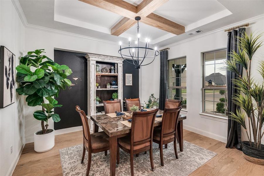 Furnished interior view inside a new home in Rockwood, Mansfield (Image 6). Furnished interior view inside a new home in Rockwood, Mansfield (Image 6).
