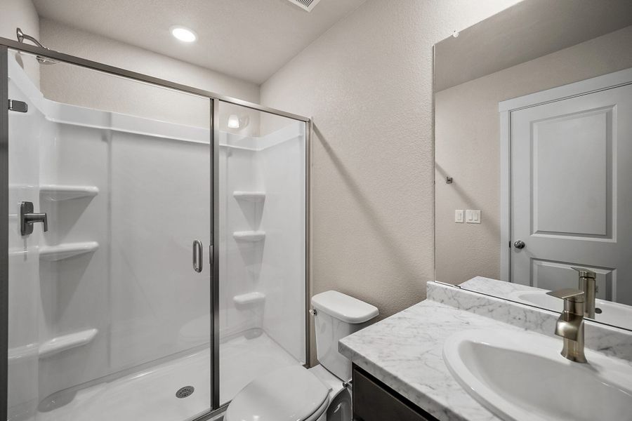 Furnished interior view inside a new home in Ridge at Lorson Ranch, Colorado Springs (Image 8).