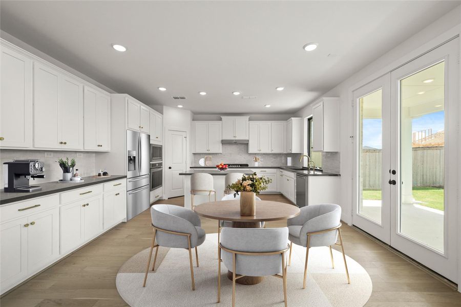 Furnished interior view inside a new home in Bridgeland 45', 50', 70', Cypress (Image 5).