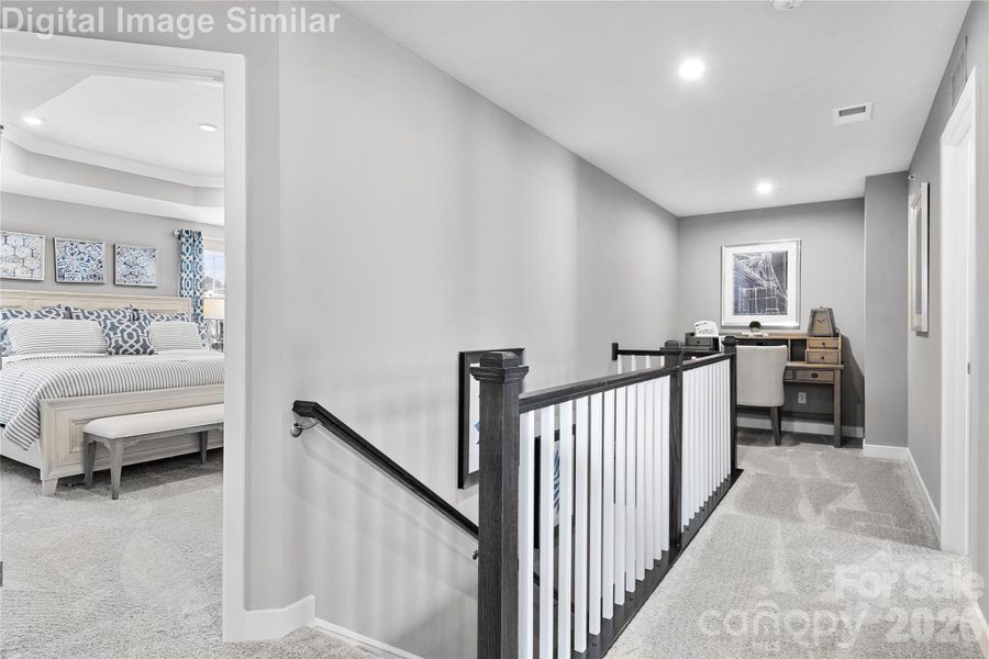 Cozy loft nook—ideal for a desk or reading chair, and perfect for quiet moments or creative work. Cozy loft nook—ideal for a desk or reading chair, and perfect for quiet moments or creative work.