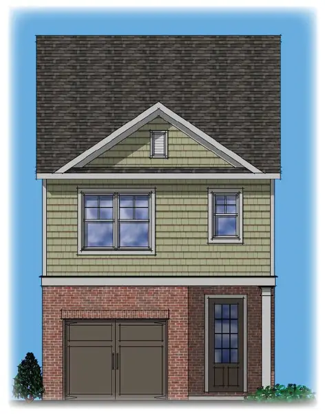 Representative rendering of the exterior for the Mercer by Rocklyn Homes (Image 1). Representative rendering of the exterior for the Mercer by Rocklyn Homes (Image 1).