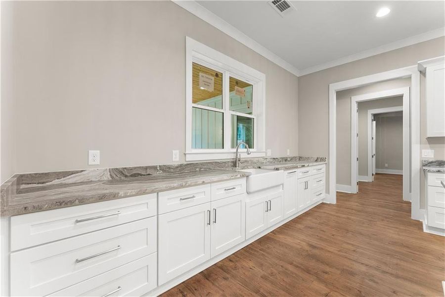 Furnished interior view inside a new home in , Cleveland (Image 9).