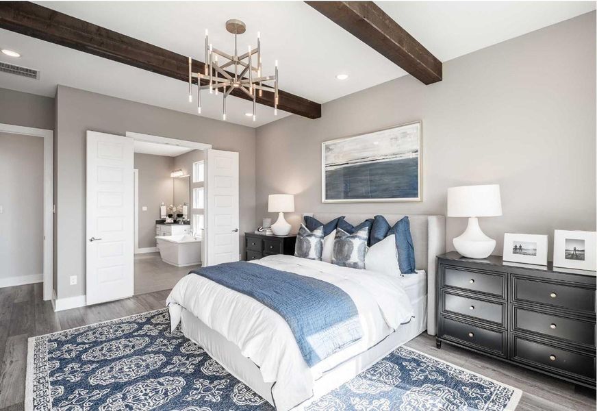 Furnished interior view inside a new home in , Missouri City (Image 8).