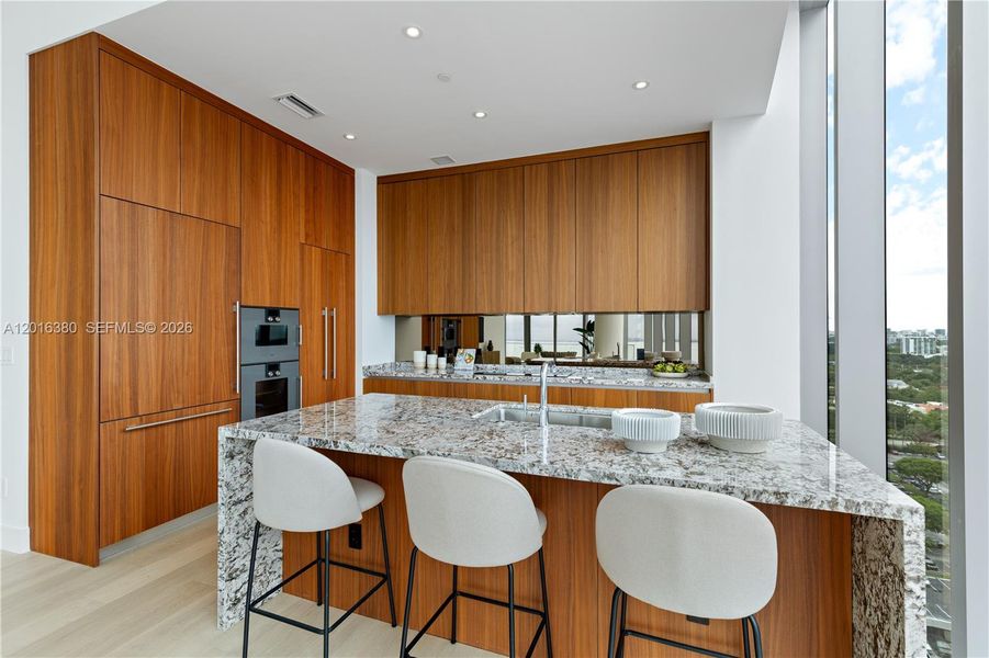 Furnished interior view inside a new home in , Miami (Image 3).