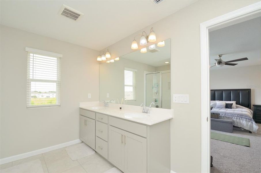 Furnished interior view inside a new home in Seasons at Eden Hills, Lake Alfred (Image 16).
