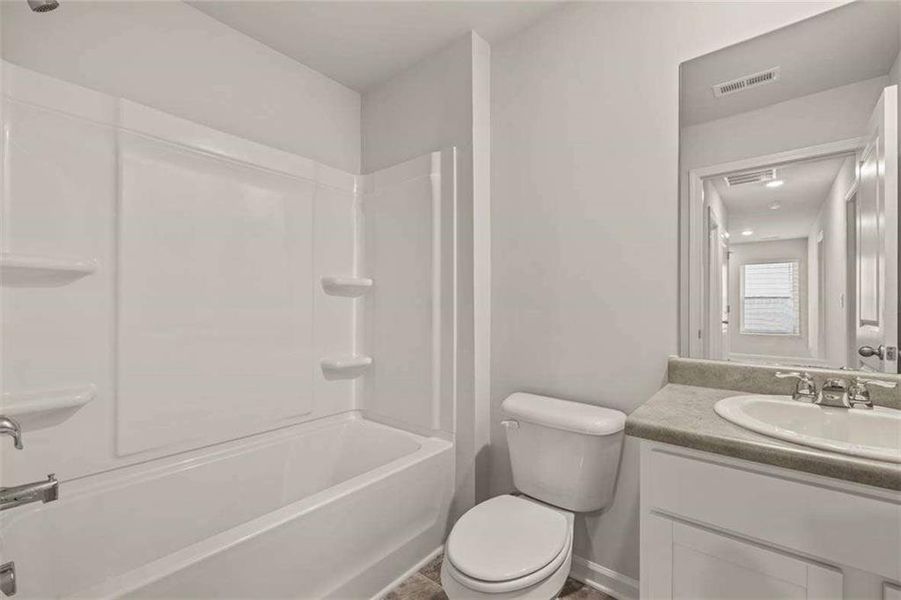 Furnished interior view inside a new home in Poplar Preserve, Newnan (Image 5).