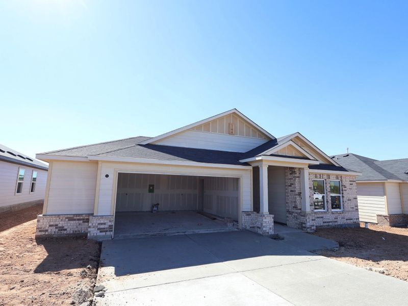 In-progress construction of a new home in Carillon, Manor, TX (Image 7). In-progress construction of a new home in Carillon, Manor, TX (Image 7).