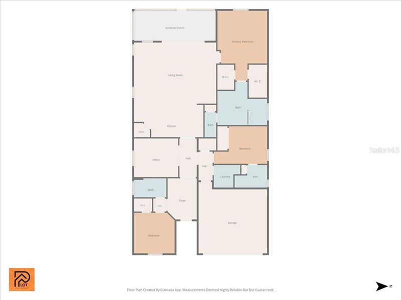 2D floor plan layout of this home in , Venice, FL (Image 5). 2D floor plan layout of this home in , Venice, FL (Image 5).