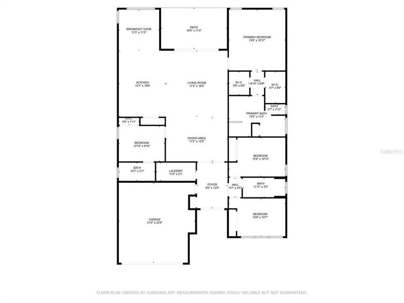 2D floor plan layout of this home in , Palm Coast, FL (Image 5).