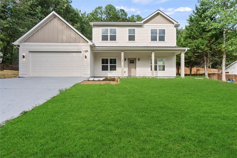 Exterior details and patio area of a home in , Dacula (Image 4). Exterior details and patio area of a home in , Dacula (Image 4).