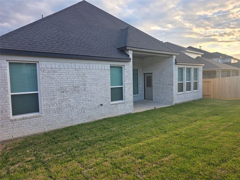 Exterior details and patio area of a home in Barton Creek Ranch, Conroe (Image 3). Exterior details and patio area of a home in Barton Creek Ranch, Conroe (Image 3).