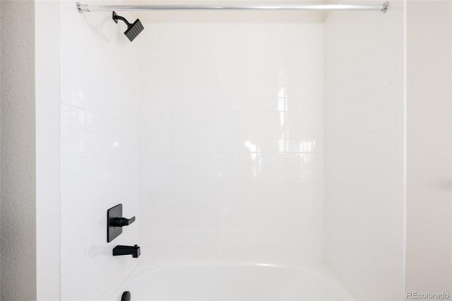 Furnished interior view inside a new home in Lyric at Ridgegate, Lone Tree (Image 30).