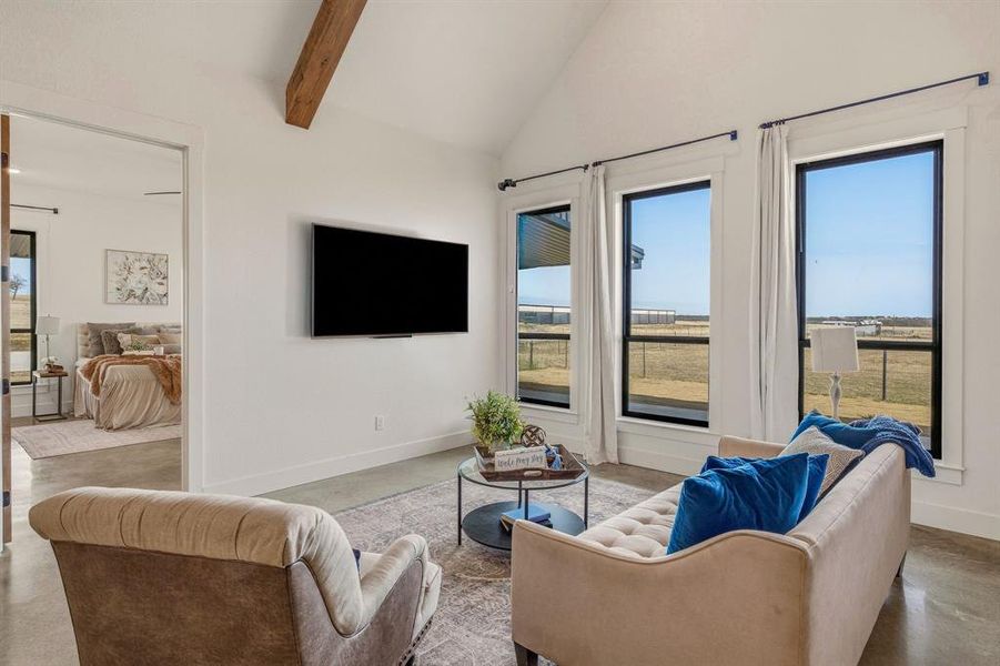 Furnished interior view inside a new home in , Stephenville (Image 12). Furnished interior view inside a new home in , Stephenville (Image 12).