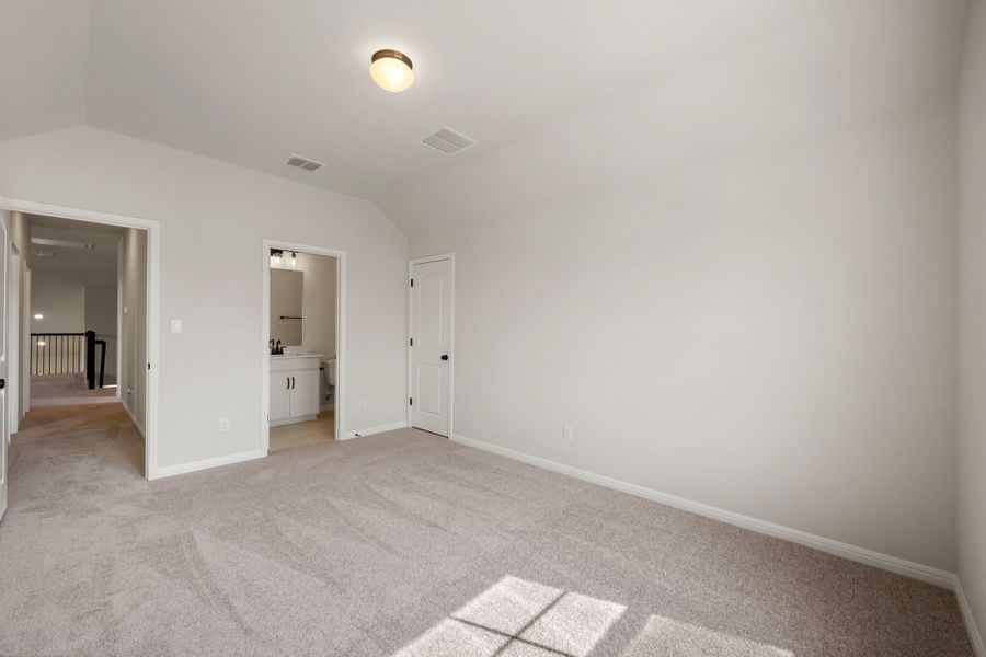Representative unfurnished interior of a home built from the Granbury by Ashton Woods in Berry Creek Highlands, Georgetown (Image 48). Representative unfurnished interior of a home built from the Granbury by Ashton Woods in Berry Creek Highlands, Georgetown (Image 48).