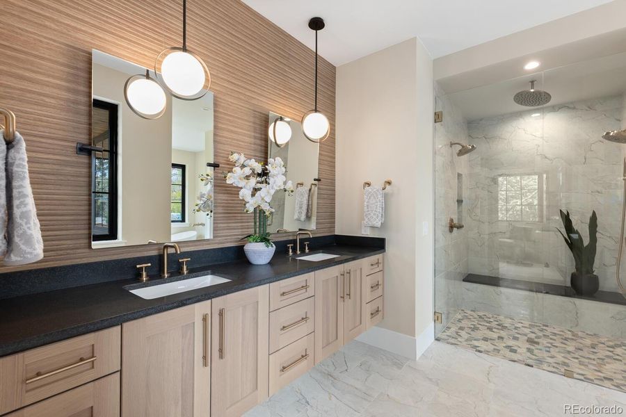 Furnished interior view inside a new home in , Denver (Image 30).