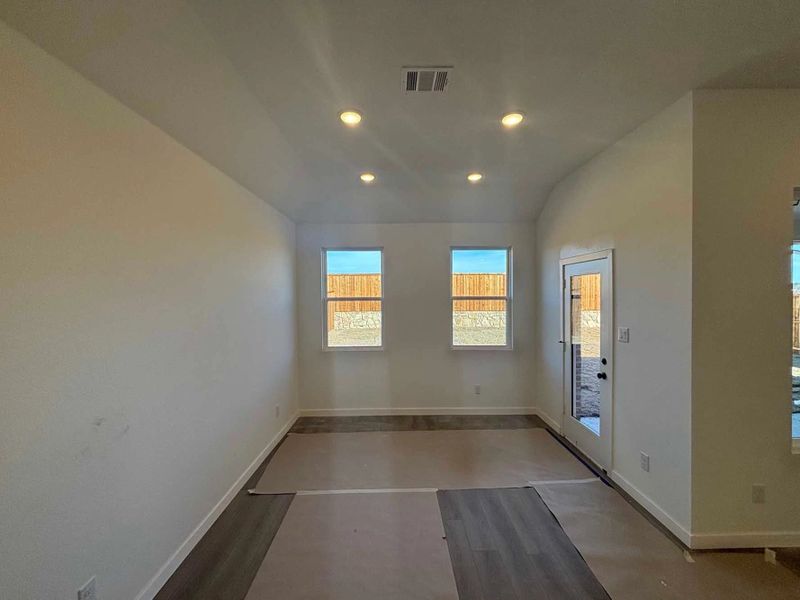 Breakfast Nook Construction Progress Breakfast Nook Construction Progress