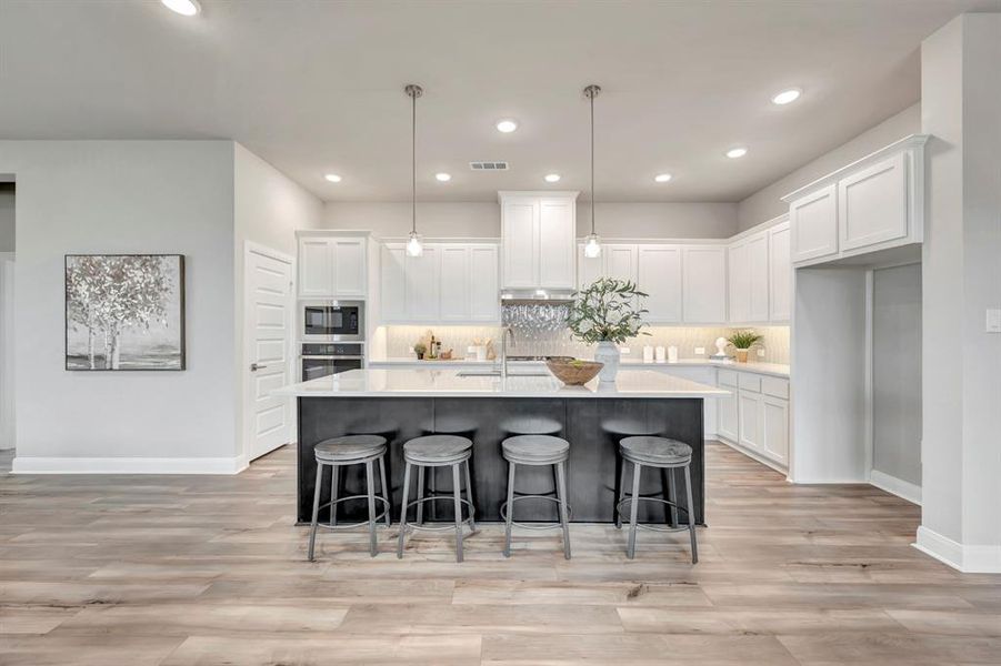 Furnished interior view inside a new home in Talia – Garden Series, Mesquite (Image 6).