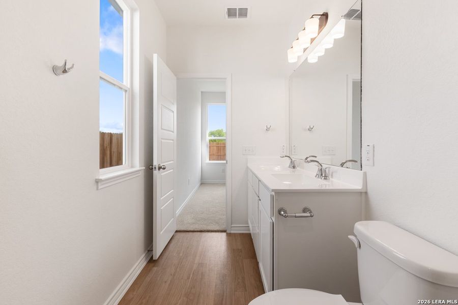 Furnished interior view inside a new home in Legend Heights, New Braunfels (Image 6).
