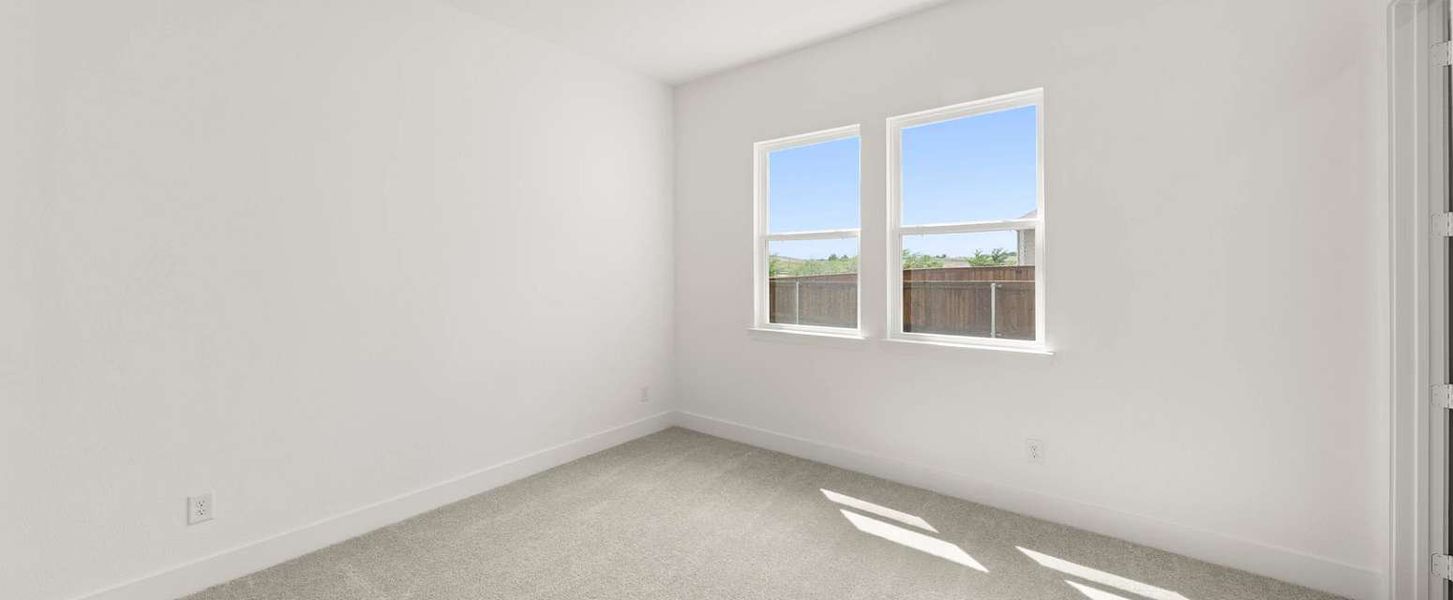 Representative unfurnished interior of a home built from the Ellington by Ashton Woods in Furst Ranch, Flower Mound (Image 17). Representative unfurnished interior of a home built from the Ellington by Ashton Woods in Furst Ranch, Flower Mound (Image 17).