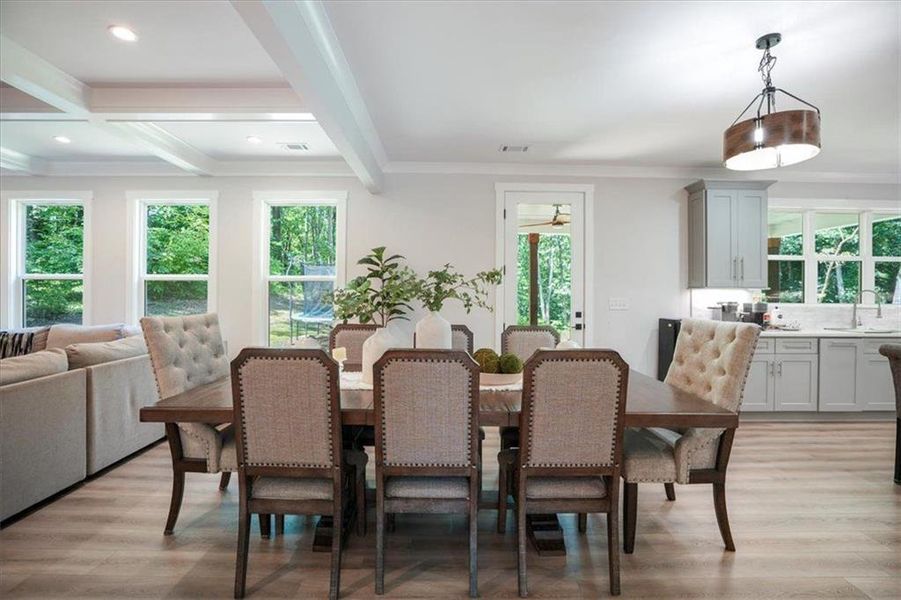 Furnished interior view inside a new home in , Acworth (Image 50).