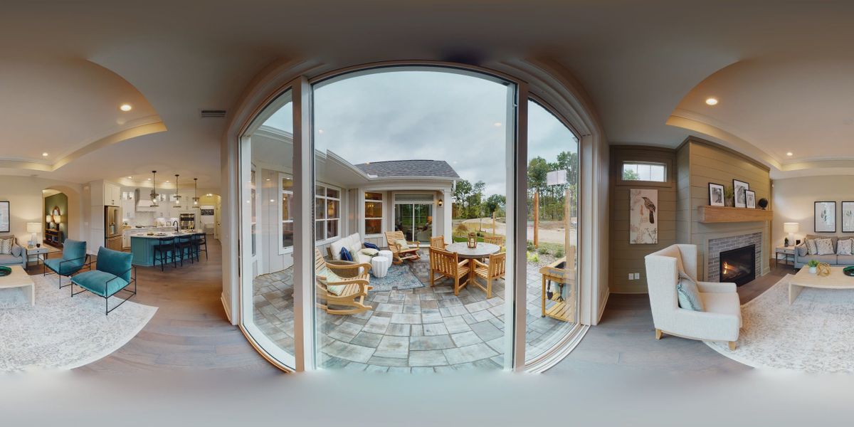 Representative furnished interior of a home built from the Portico by Epcon Communities in The Courtyards at Bailey Farms, Dacula (Image 47).