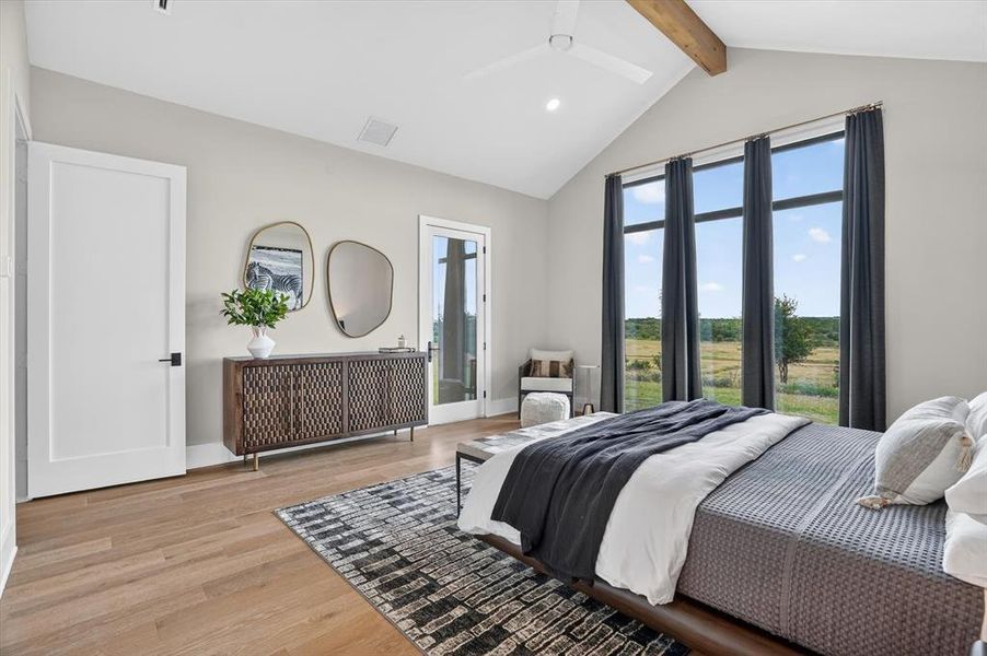 Furnished interior view inside a new home in , Strawn (Image 23).