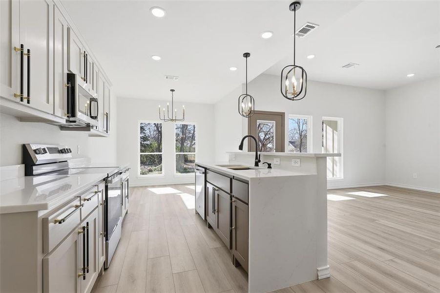 Furnished interior view inside a new home in , Whitney (Image 10). Furnished interior view inside a new home in , Whitney (Image 10).