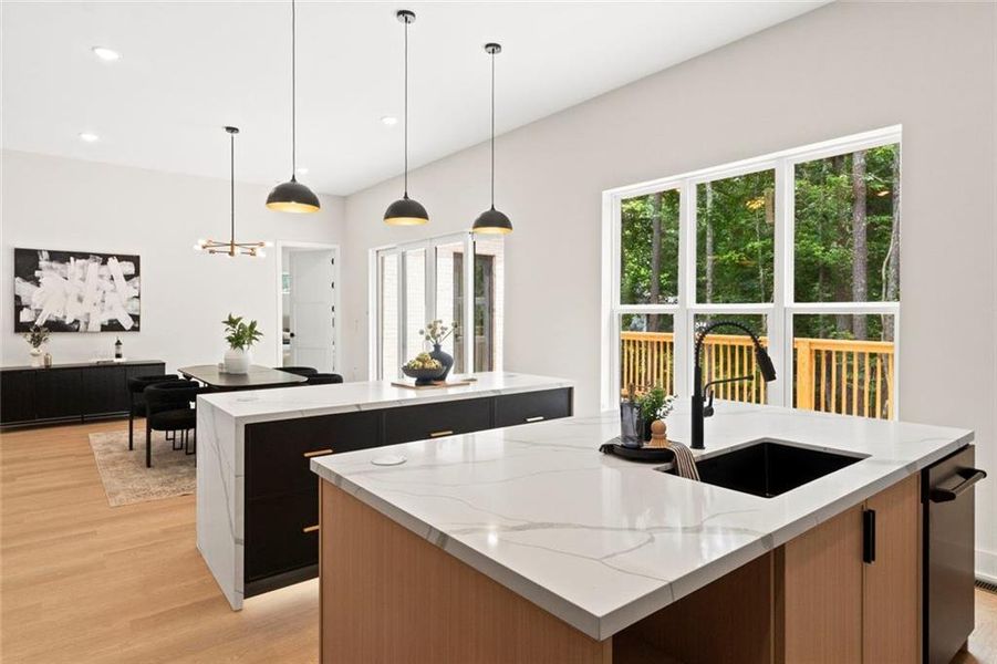 Furnished interior view inside a new home in , Fairburn (Image 42).