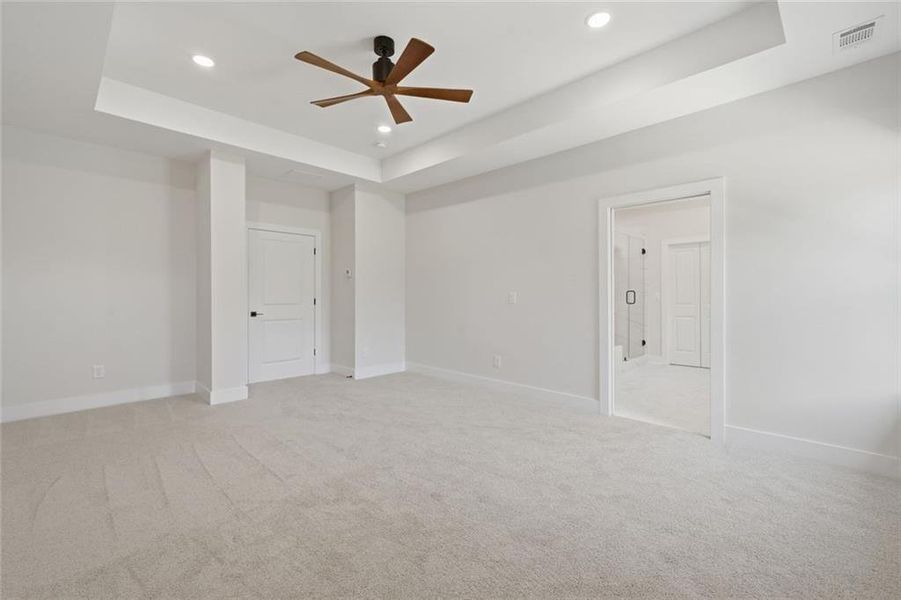 Spacious, unfurnished interior of a new home in , White (Image 44).